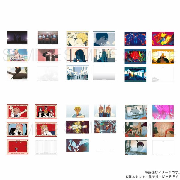 チェンソーマン ポストカード 14 16 17 20 特典 アニメイト 書店