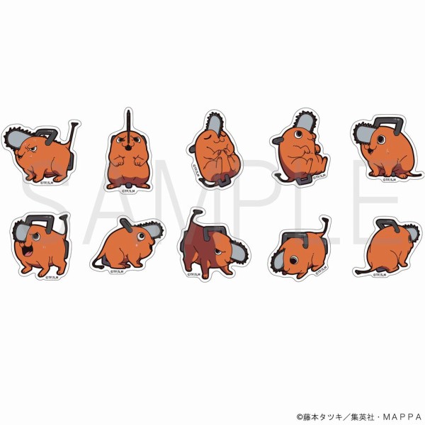 チェンソーマン　グッズ大量セット　ファイル　カード　ステッカー　ポーチ　ポスター TVアニメ『チェンソーマン』シーンイラストダイカットステッカー