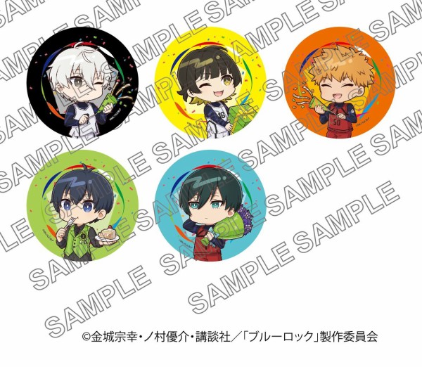 ブルーロック 潔世一 プリンセスカフェ スクエア バッジ 4個 ブルーロック 潔世一 プリンセスカフェ スクエア バッジ 4個 ブルー