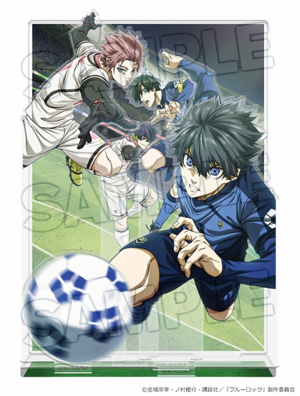 アニメ「ブルーロック」 アクリルジオラマ 潔＆凛＆冴＆愛空 : アニメ