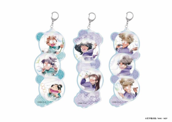 忍たま乱太郎 ドリーム缶バッジ シャボン玉づくり アクリルスタンド 3