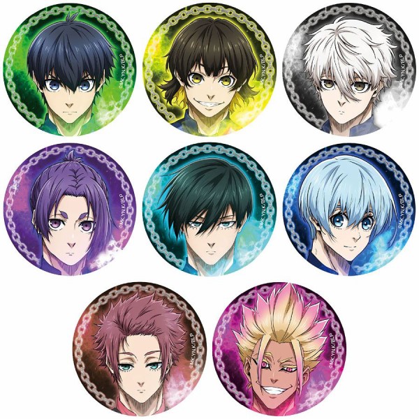 AnimeJapan限定 ブルーロック グリッター缶バッジ コンプリート×2 ブルーロック グリッター缶バッジ vol.2 : アニメ＆漫画 グッズ情報