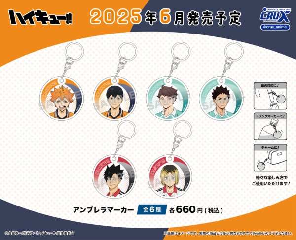 ハイキュー　アンブレラチャームコレクション　コンプ　セット ハイキュー!!』アンブレラチャームコレクション (JCS限定 全19種