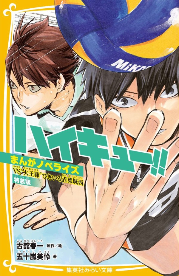 ハイキューまんがノベライズクリアファイル当選品 ハイキュー