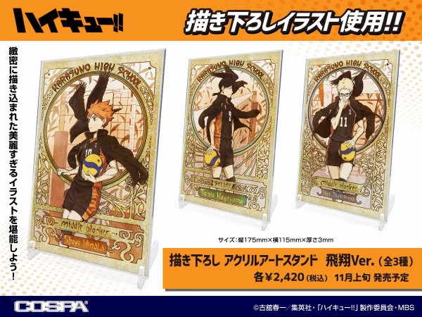 ハイキュー!! 描き下ろし アクリルアートスタンド 飛翔 Ver. : アニメ