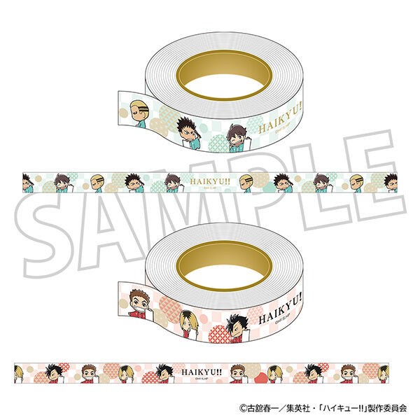 ハイキュー!! マスキングテープ : アニメ＆漫画 グッズ情報