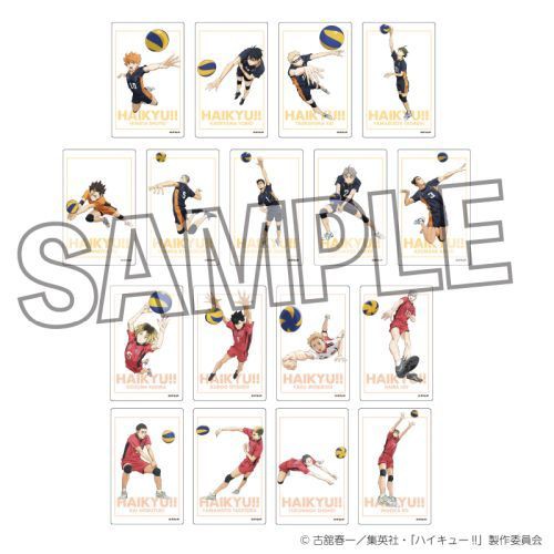 ハイキュー!! トレーディングアクリルカード コンプリートセット ハイキュー!! トレーディング アクリルカード : アニメ＆漫画 グッズ情報