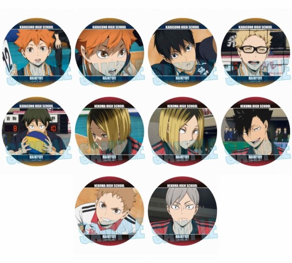 本物の ハイキュー！！ メモリーズ缶バッジ Part2 月島蛍[ベル