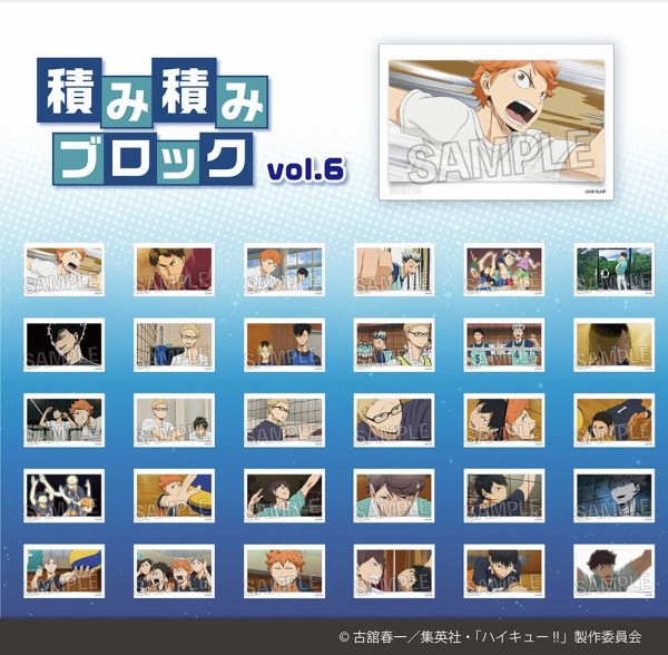 ハイキュー!! 積み積みブロック vol.6 : アニメ＆漫画 グッズ情報