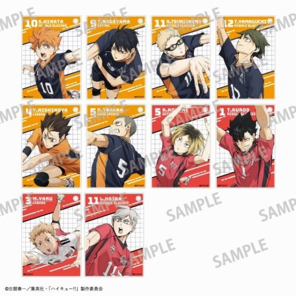 ハイキュー!! トレーディングアクリルカード : アニメ＆漫画