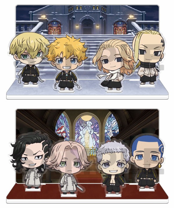 東京リベンジャーズ 東リベ アクリルジオラマ おやすみver. 創設メンバー 東リベ」タケミチ、マイキーたちの“プリズムビジュアル