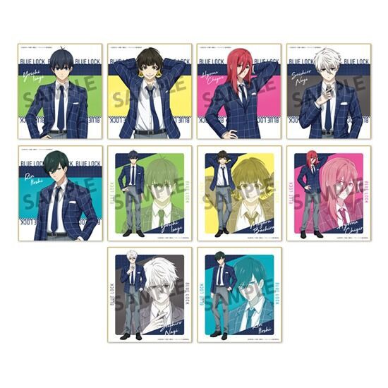 ブルーロック 描き下ろし トレーディングミニ色紙 スーツ ver