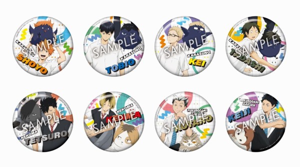 カラパレ ハイキュー!! マスコットトレーディング缶バッジ