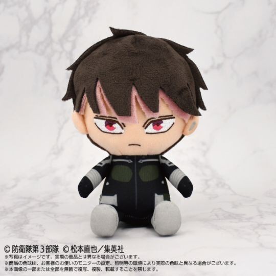 アニメ 怪獣8号 Chibiぬいぐるみ 鳴海弦（髪下げver.） : アニメ＆漫画