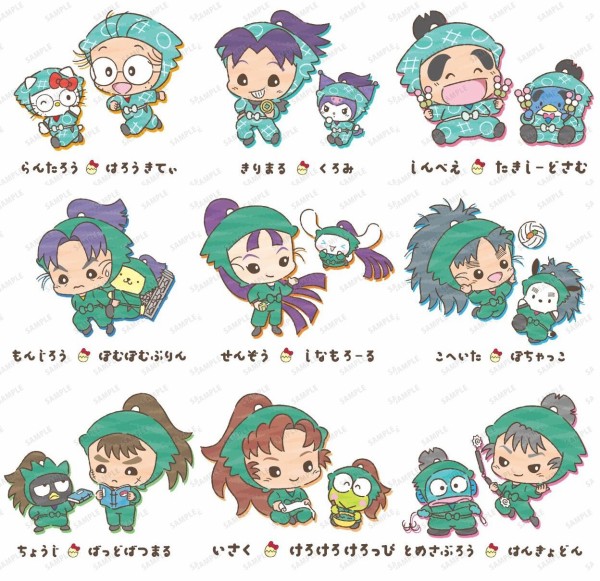 忍たま乱太郎　サンリオ　推しカフェ　五年生 忍たま乱太郎 × サンリオ カフェ in 東京・大阪 7月5日より