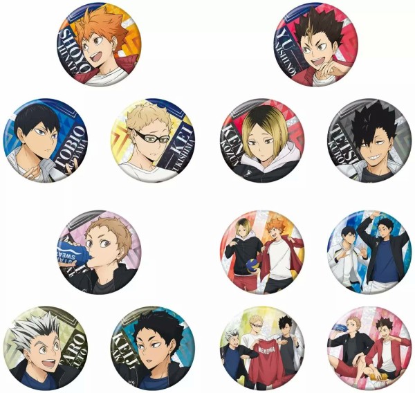 ハイキュー!! 缶バッジビスケット : アニメ＆漫画 グッズ情報
