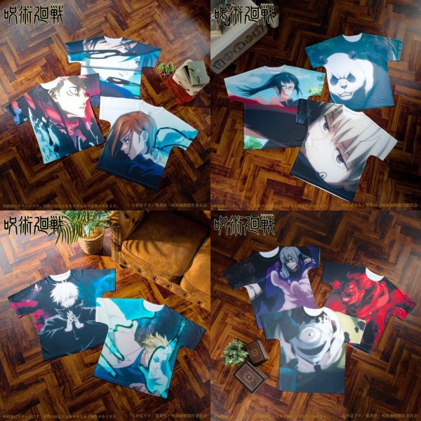 呪術廻戦 ポートレイトフルグラフィックTシャツ M 五条悟