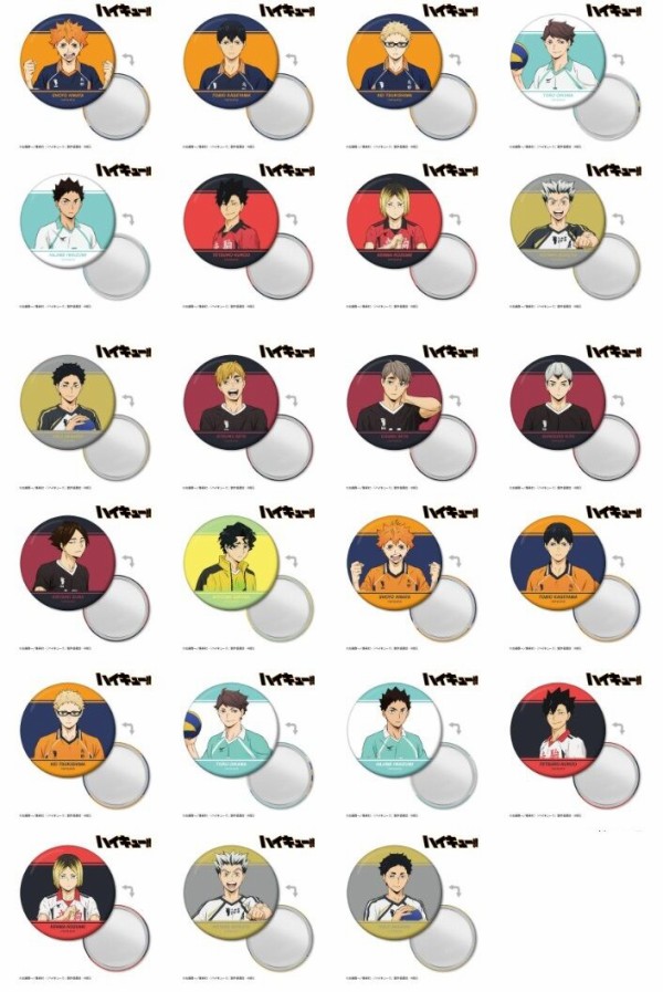 カプコンカフェ　ハイキュー　缶ミラー カプコンカフェ ハイキュー 缶ミラー ハイキュー!! ユニフォームver