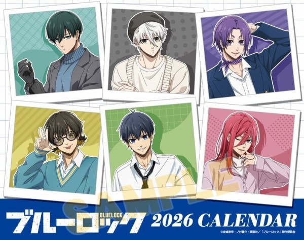 ブルーロック 2026年版卓上カレンダー : アニメ＆漫画 グッズ情報