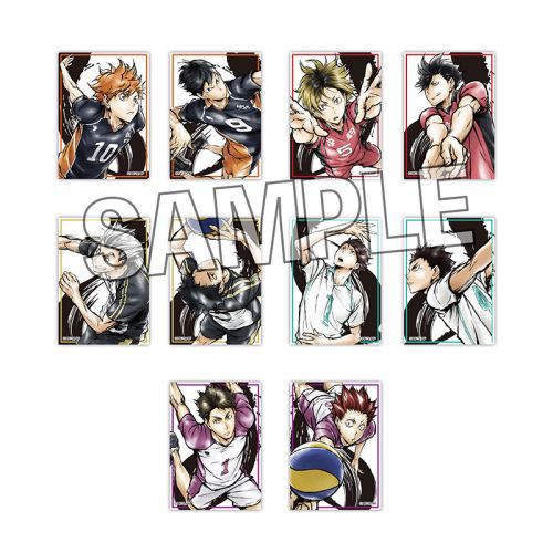 中古】紙製品 全10種セット 「ハイキュー!! 激闘!!トレーディングホロ