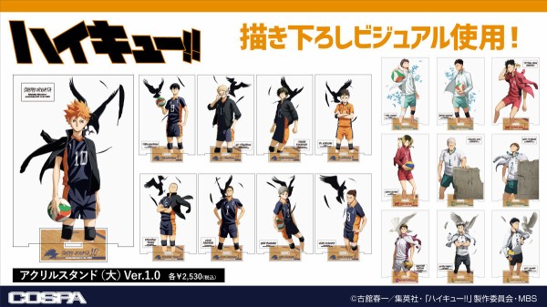 ハイキュー!! アクリルスタンド (大) Ver.1.0 : アニメ＆漫画