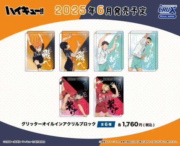 ハイキュー!! 描き下ろしビジュアル使用「オイルインアクリル」6