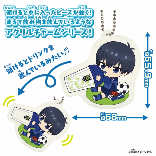 ブルーロック ブルロ カラ鉄 カラオケの鉄人 缶バッジ 御影玲王 ブルー