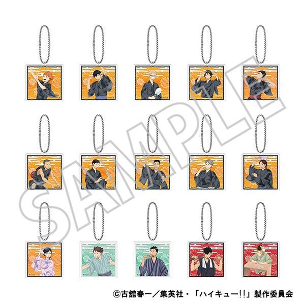 ハイキュー!! グッズ まとめ売り 缶バッジ キーホルダー アクリルスタンド ハイキュー!! アクリルキーホルダーコレクション : アニメ＆漫画
