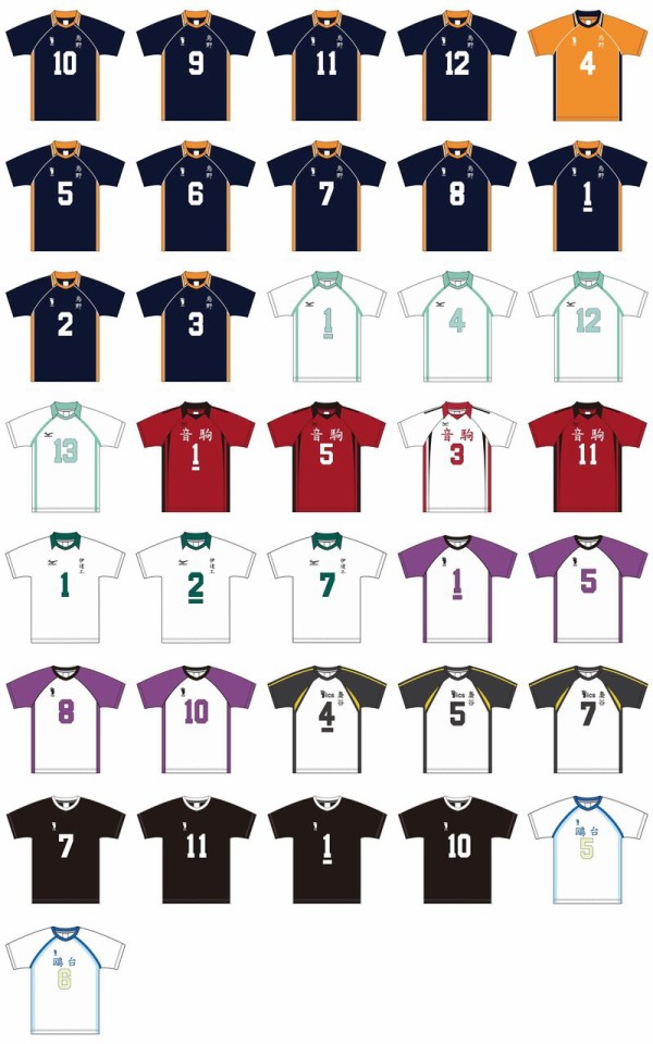 ハイキュー!! ユニフォーム : アニメ＆漫画 グッズ情報