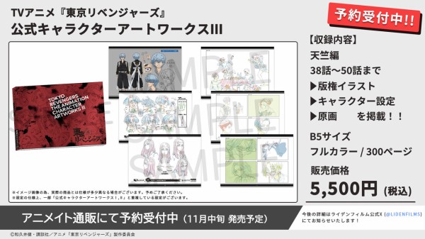 ライデンフィルムより公式キャラクターアートワークスの販売開始