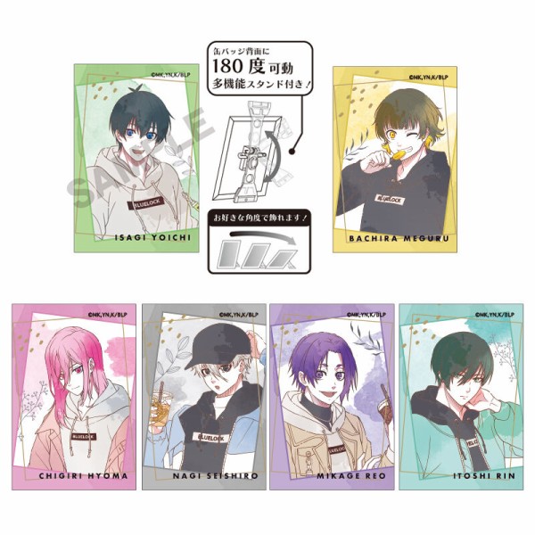 ブルーロック 原作絵 私服 缶バッジ 馬狼 照英37個セット ブルーロック