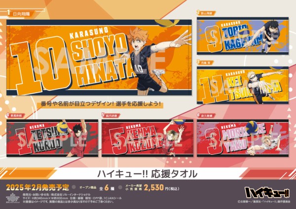 ハイキュー タオル まとめ売り 11点 ハイキュー!! 応援タオル : アニメ