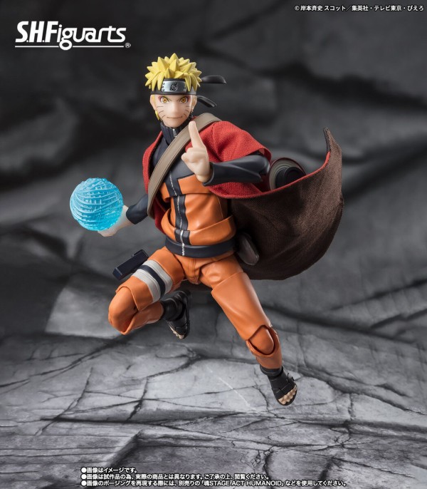 S.H.Figuarts NARUTO-ナルト- うずまきナルト ［仙人モード］ -師の意志を継ぐ木ノ葉の救世主- : アニメ＆漫画 グッズ情報