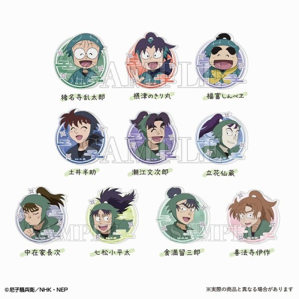 忍たま乱太郎 トレーディングアクリルステッカー : アニメ＆漫画