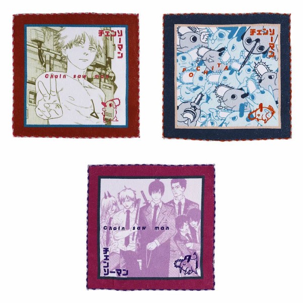チェンソーマン』刺繍ミニタオル : アニメ＆漫画 グッズ情報