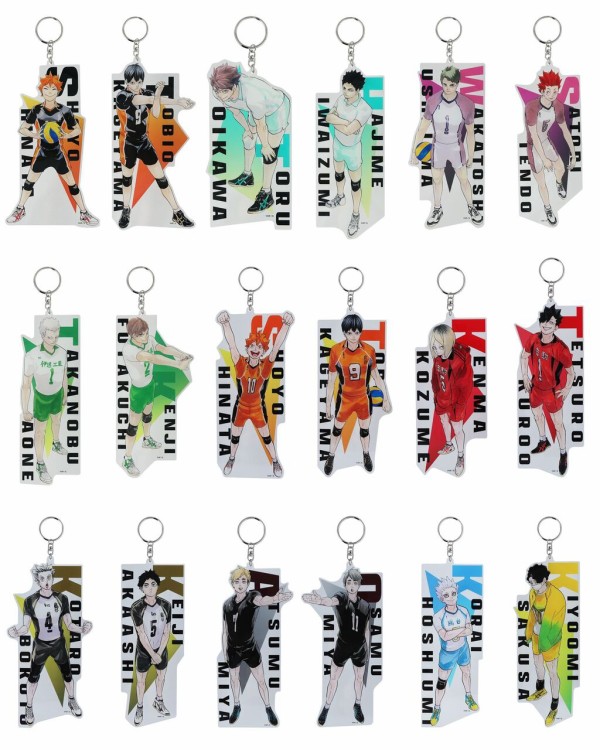 JCS限定　ハイキュー ！！MEGAキーホルダー 宮侑 宮治　ハイキュー展 東京 11月11日受注開始 JCS限定『ハイキュー!!』アクリルMEGA