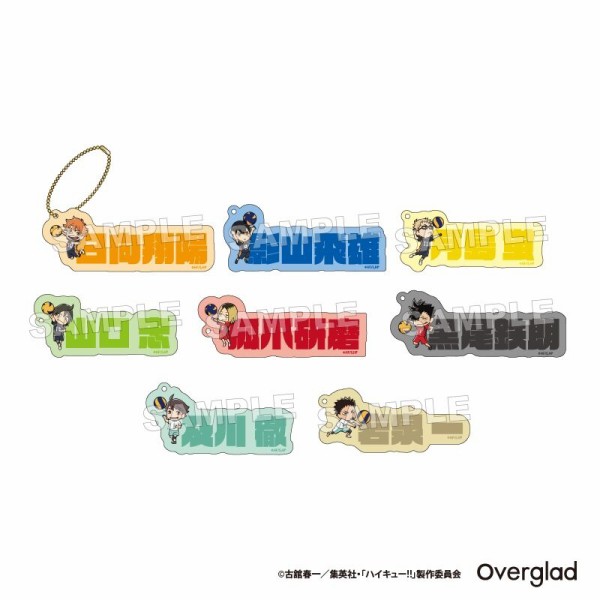 ハイキュー!! トレーディングアクリルネームブロックキーホルダー