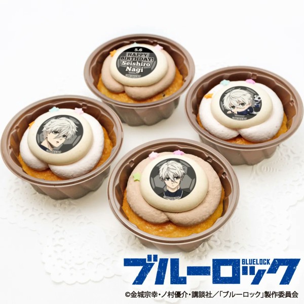 ブルーロック バースデー 2025 凪 誠士郎 缶バッジ プリロール バースデープリカップケーキ2025（凪 誠士郎）【特典缶バッジ
