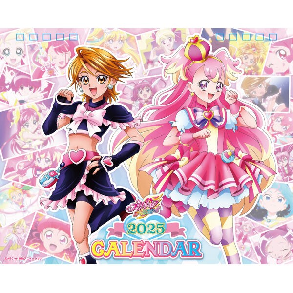 プリキュアオールスターズ 2025年 卓上カレンダー : アニメ＆漫画