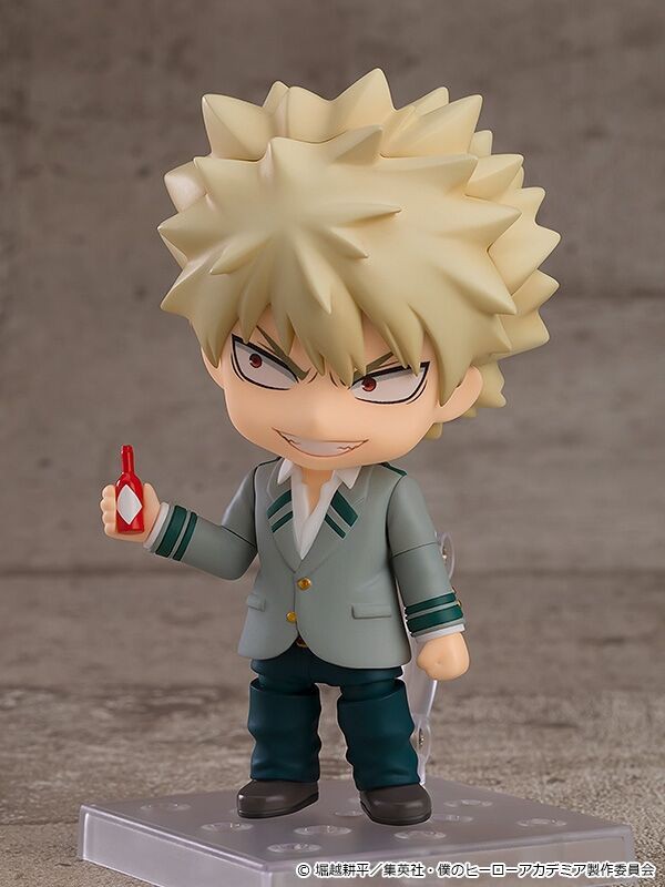 ねんどろいど ヒロアカ 爆豪勝己 2313 雄英制服Ver. 僕のヒーローアカデミア ねんどろいど 爆豪勝己 雄英制服Ver. : アニメ
