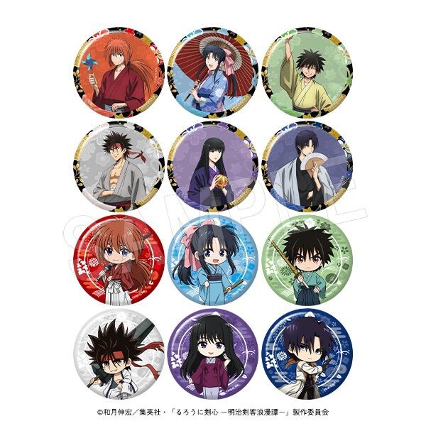 るろうに剣心 －明治剣客浪漫譚－ トレーディング缶バッジ : アニメ