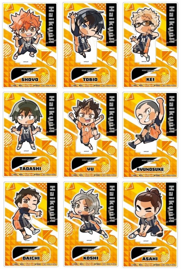 ぴた! でふぉめ ハイキュー!! アクリルスタンド : アニメ＆漫画 グッズ情報