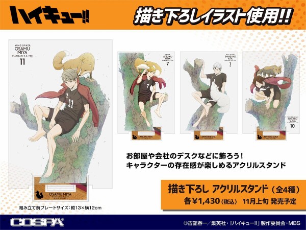 ハイキュー!! 描き下ろし アクリルスタンド : アニメ＆漫画 グッズ情報