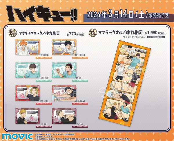 アニメ「ハイキュー!!」体力測定フェア : アニメ＆漫画 グッズ情報