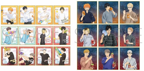 ハイキュー!! ミニ色紙コレクション 水遊び・甚平Ver. : アニメ