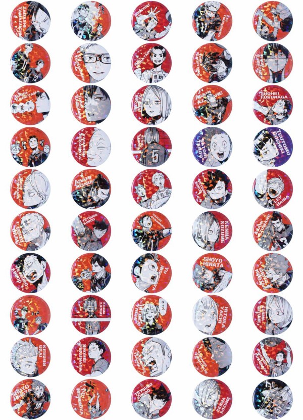 ハイキュー!!「週刊少年ジャンプ」オールスター缶バッジ