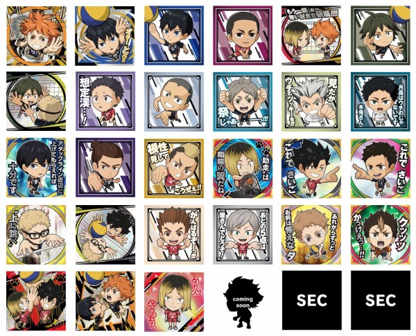 劇場版　ハイキュー！！ ゴミ捨て場の決戦  ステッカー　6枚 グッズ-ステッカー】劇場版ハイキュー!! ゴミ捨て場の決戦