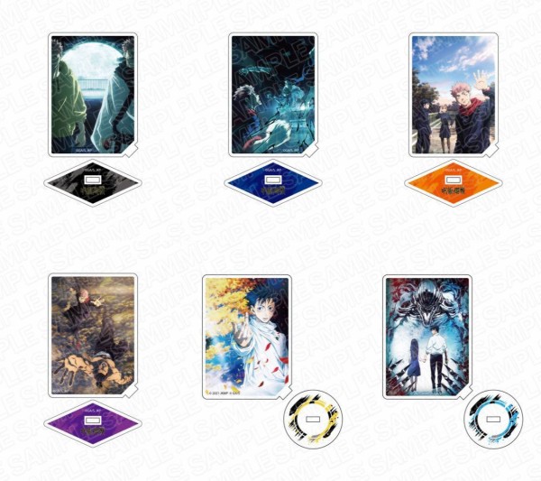 呪術廻戦　MAPPA　アクリルスタンド　ポストカード　Birthday　11個 呪術廻戦 MAPPA アクリルスタンド ポストカード Birthday 11個