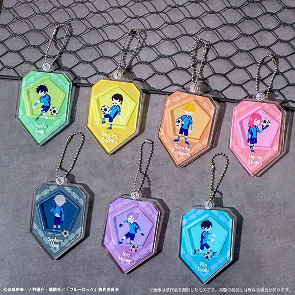 バラ売り⭕️ ブルーロック スライドアクリルキーホルダー 全７種 新品 バラ売り⭕️ ブルーロック スライドアクリルキーホルダー 全7