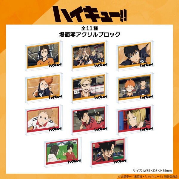 ハイキュー!! ごみ捨て場の決戦 アクリルブロック ハイキュー!! 場面写アクリルブロック『劇場版ハイキュー!! ゴミ